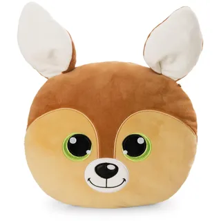 NICI Kissen Glubschis Rehkitz Feena 32 x 32 cm Braun