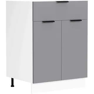 VCM Unterschrank Küchenschrank 60 x 46 x 82 cm Braun