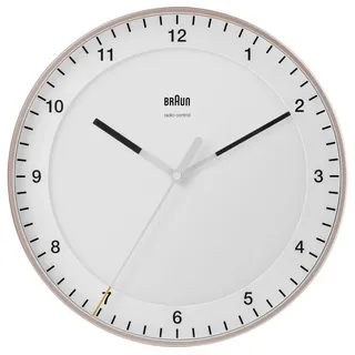 Braun Funk Wanduhr 33,0 cm 67110 Pink/Weiß