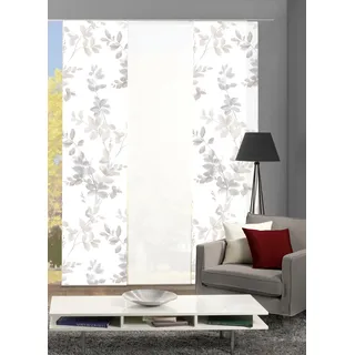 HOME WOHNIDEEN Schiebegardine HOME WOHNIDEEN "3er SET" Gr. 1, beige (sand), B:60cm H:245cm, Polyester, Gardinen, Schiebevorhang Digidruck 3er Set AYLA