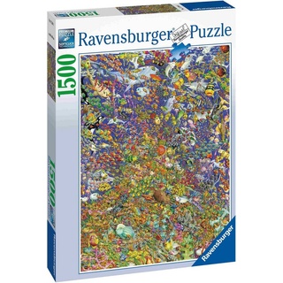 Ravensburger Puzzle 1500 Teile Puzzle Viele bunte Fische 17264, Puzzleteile