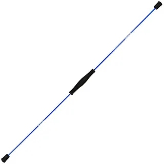 MSports® Swingstick Schwingstab 160 cm – Swingstick aus Fiberglas für Ganzkörpertraining blau