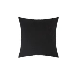 Kissen  Teddy uni , schwarz , Maße (cm): B: 45
