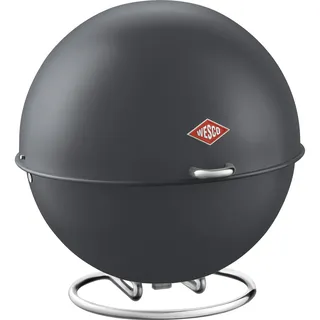 WESCO LOFT 223101 SUPERBALL Classic Retro Brotbox Brotkasten Vorratsdose, Farben:Graphit Matt