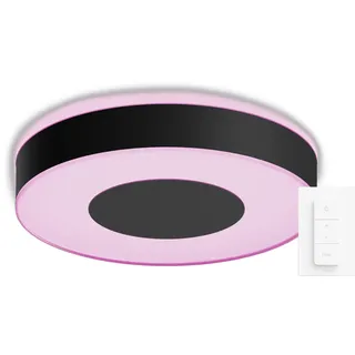 Philips Hue Infuse L Deckenleuchte White & Color Schwarz + Dimmer