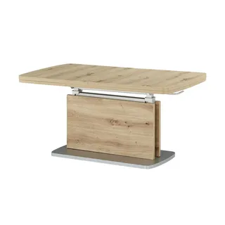 Möbel Kraft Jamaika Wildeiche weiß 110 x 53 x 63 cm