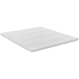 Novel Topper, Weiß, Textil, H2, 100x200 cm, Reach, DIN EN ISO 14001, DIN EN ISO 9001, Oeko-Tex® Standard 100, Bezug abnehmbar/waschbar, Ober- und Unterseite versteppt, wendbar, atmungsaktiv, alternative Größen erhältlich, Schlafzimmer, Matratzen Shop, Matratzenzubehör, Topper