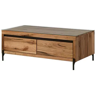 MASSIVMOEBEL24.DE Montreux Beige Wildeiche 120 x 67 x 45 cm