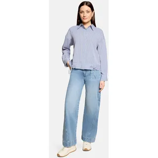 Cartoon Klassische Bluse Blau 46