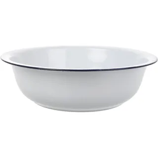 Veemoon Emaille Schüssel 30Cm Vielseitige Waschschüssel Für Küche Und Haushalt Robuste Emaille Rührschüssel Zum Waschen Von Obst Gemüse Und Gesichtspflege Vintage Stil