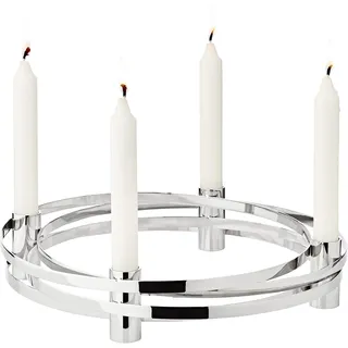 Edzard Adventskranz Avia 30 cm, - Silber