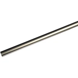 LIEDECO Vorhangstange Fixmaß 1-läufig Ø 16 mm 160 cm Silber
