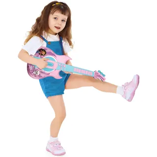 gabby"s dollhouse' Gabby’s dollhouse Electronic Lighting Guitar with Mic (K260GDH)