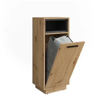 Vicco Beatrice Wäscheschrank 38 x 93 cm Braun/Anthrazit