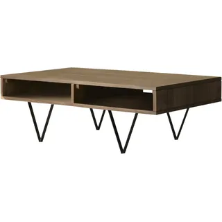 Tikamoon Couchtisch braun Nussbaum 115 x 70 cm