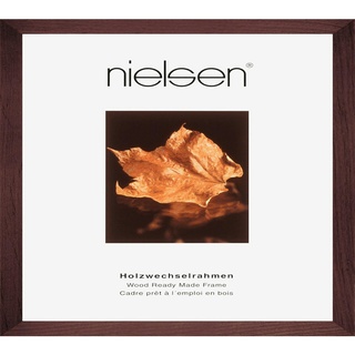 Nielsen Bilderrahmen Essential, Dunkelbraun, Holz, 30x30 cm, Bilderrahmen, Bilderrahmen