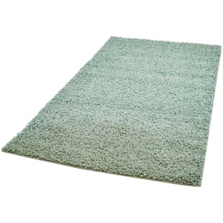 Hochflor-Teppich CARPET CITY "Pastell Shaggy300" Teppiche Gr. B/L: 300 cm x 400 cm, 30 mm, 1 St., grün (hellgrün) Esszimmerteppiche