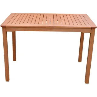 Gartentisch aus Eukalyptus Holz - 110 x 70 cm - Garten Tisch für Balkon | FSC Massivholz geölt, Outdoor Esstisch, Witterungsbeständig, Für Balkon Terrasse Wintergarten