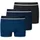 95/5 Shorts Organic Cotton webgummibund blau/schwarz XXL 3er Pack