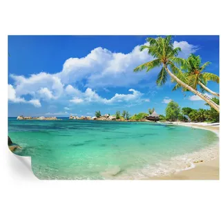 Tulup Fototapete, 152x104 cm, - Tropisches Paradies