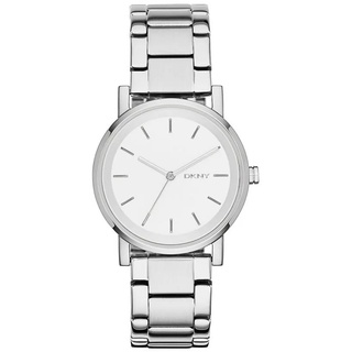 DKNY Quarzuhr Armbanduhr silberfarben