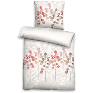 Bettwäsche »Ella«, (3 tlg.), absolut bügelfrei, 100% Baumwolle, mit Reißverschluss, ganzjährig, 78928549-0 taupe B/L: 200 cm x 200 cm (1 St.)
