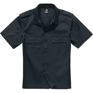 Brandit Textil Brandit US Hemd kurzarm schwarz, Größe 5XL