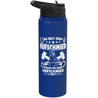 Hufschmied Schmiedezange Schürze Amboss Hufeisen Schmied Stainless Steel Insulated Water Bottle