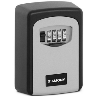 Stamony Schlüsselkasten Schlüsselbox Schlüsseltresor Schlüsselsafe Key Box abschließbar schwarz
