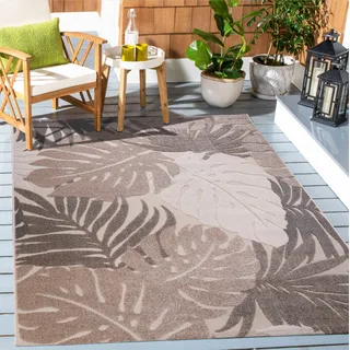 Sanat »Floral Outdoor«, rechteckig, 6 mm Höhe, In- und Outdoor geeignet, florales Design, Balkon, Terasse