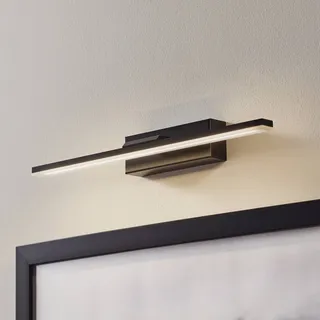 Wandlampe Miroir MCJ, schwarz, für Badezimmer, Aluminium, Modern, Wandleuchte, Wandlampe Bad - 8 cm - 40 cm - 5 cm