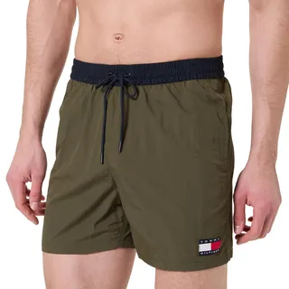 Tommy Hilfiger Herren Badehose Medium Drawstring mit Tunnelzug - M