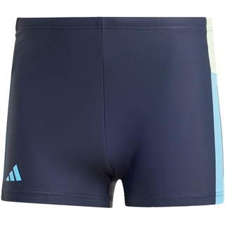 adidas Men's Colorblock Swim Boxers Badehose, Legend Ivy/Linen Green/Green Spark, 42