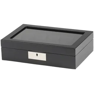 Rothenschild Uhrenbox für 10 Uhren aus Holz Schwarz
