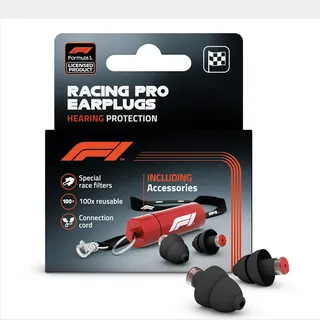 Alpine F1® Ohrstöpsel - Wiederverwendbarer F1® Gehörschutz für Veranstaltungen und laute Umgebung - Lärmreduktion von 22dB - Ultra Soft Comfort Gehörschutz - Formula 1® Product