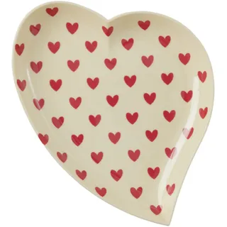 RICE Melamin Platte Darling Hearts, 20 x 15 x 2 cm