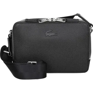 Lacoste Chantaco Umhängetasche Leder Black