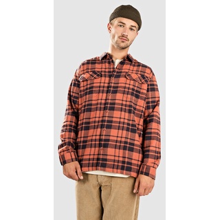 Patagonia Organic Cotton Mw Fjord Flannel Hemd ice caps /  burl red Gr. S