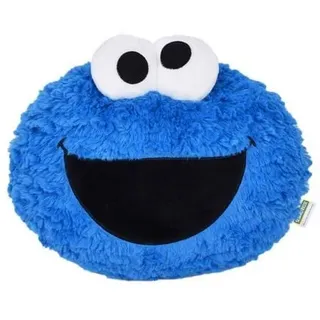 joojee GmbH Krümelmonster Kissen rund 28 x 24 cm