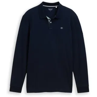 Tom Tailor BASIC POLO WITH CONTRAST blau S