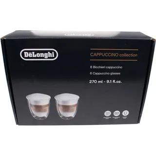 Cappuccino Thermogläser Set Geschenkset Mit 6 Thermögläsern - Delonghi