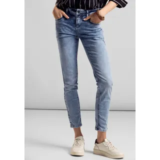 STREET ONE Jeans in light blue random wash, | Gr. 30 Länge 30, blau 30/30