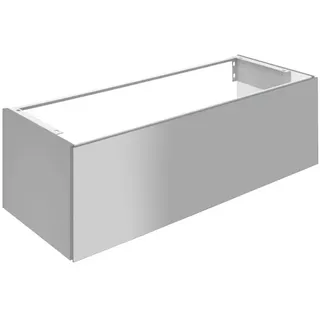 Keuco Waschtischunterschrank 1 Auszug 120 x 40 x 49 cm Inox Lack Seidenmatt/Inox Glas satiniert