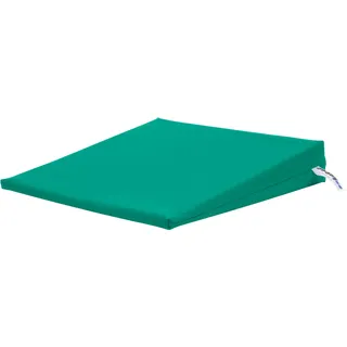 Sport-Tec Sitzkeilkissen VB 120 Sitzkissen Orthopädisch Keilkissen mit Kunstlederbezug, Auto Sitz Kissen, Büro Sitz Kissen, Sitzkeil, Türkis