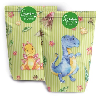 PAPIERDRACHEN Geschenkbox 12 Geschenktüten zum Geburtstag - mit Aufkleber zum Verschließen, in verschiedenen Motiven erhältlich