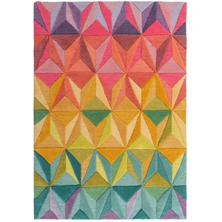 KADIMA DESIGN Luxus-Handgetufteter Wollteppich `Derwent Tilly` Multi-Farben. 120x170 cm | Kadima Design