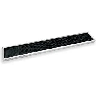 Was Bar Zubehör, Barmatte mit Edelstahlrahmen, - 61x10cm"