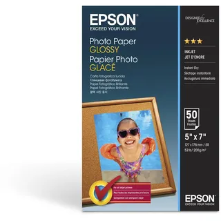 Epson Fotopapier S042545 13 x 18 cm glänzend 200 g/m2 50 Blatt