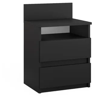 Vicco Nachtschrank Monty 39,6 x 32,3 x 59,1 cm Schwarz