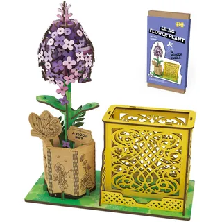 3D-Puzzle 3D Puzzle Holz, DIY-Blume Aus Holz, Modellbausätze Für Blumen 169 tlg